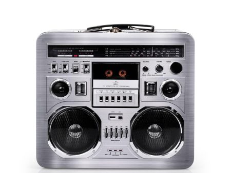 80 s Boombox Radio Lunchbox Tin Tote Online