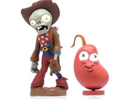 Plants Vs Zombies 3  Figure 2-Pack: Cowboy Zombie & Chili Bean For Cheap