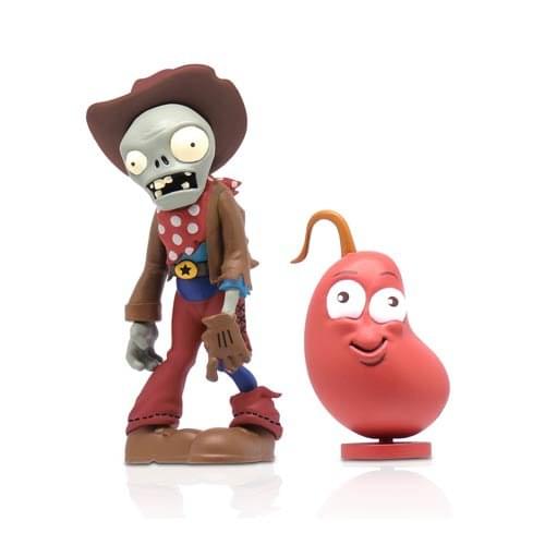 Plants Vs Zombies 3  Figure 2-Pack: Cowboy Zombie & Chili Bean For Cheap