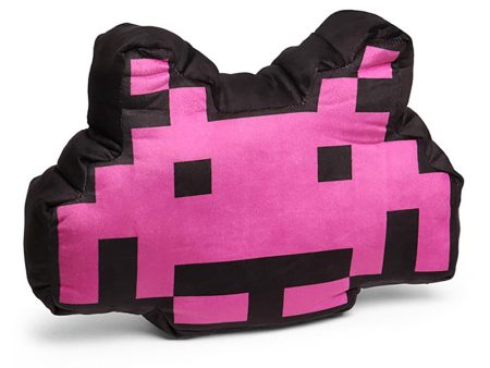 Space Invaders 17  Pink Crab Alien Pillow Cushion Online