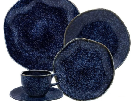 Ryo Sapphire 20 Pieces Dinnerware Set Service for 4 Discount