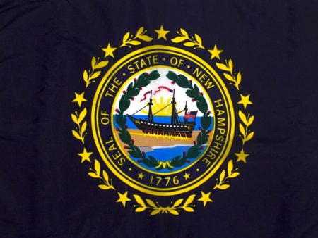 State of New Hampshire Flag - Official Design and Specifications - Outdoor Nylon Discount