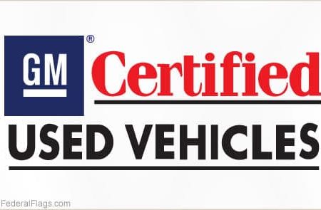 3x5 ft. GM Certified Vehicles Logo Flag Online Hot Sale