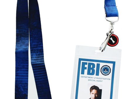 The X-Files Fox Mulder ID Lanyard with Charm Cheap