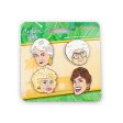 Golden Girls Collector Enamel Pin Set, 4 Pieces Hot on Sale