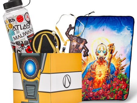 Borderlands LookSee Mystery Gift Box #2 | Psycho Blanket | Lanyard | Water Bottle | More Fashion