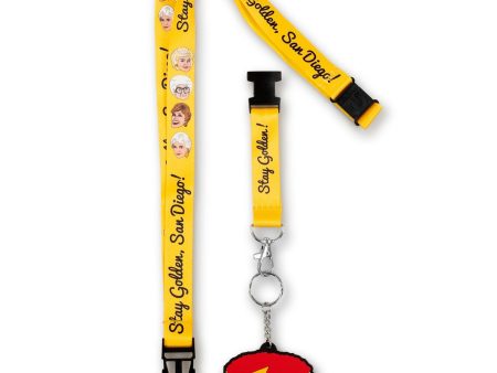 Golden Girls Special Edition  Stay Golden, San Diego!  Lanyard w  Charm For Discount