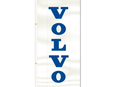 3x8ft Vertical Volvo Logo Flag   Double Sided Printing Fashion