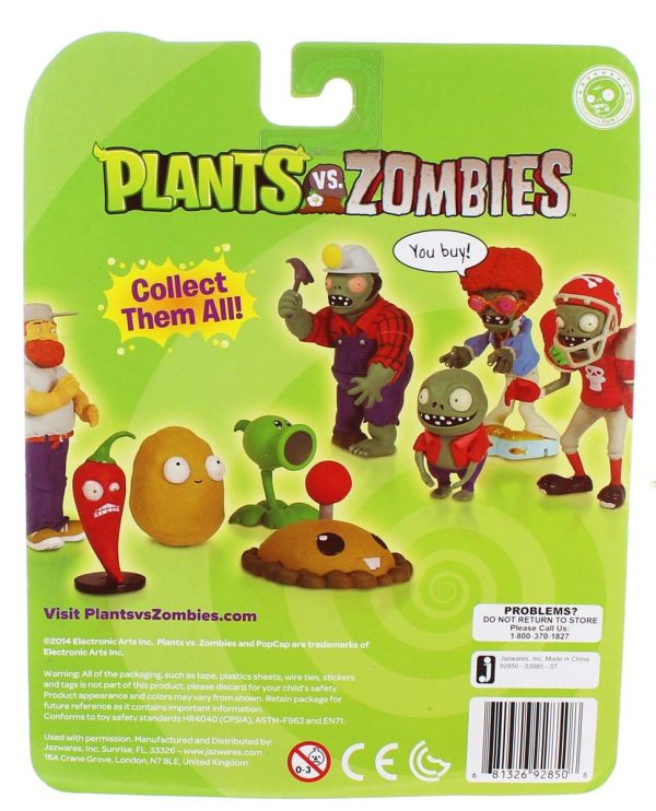 Plants Vs Zombies 3  Figure 2-Pack: Cowboy Zombie & Chili Bean For Cheap