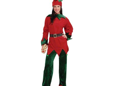 Santa s Helper Christmas Elf Costume Adult Online Hot Sale