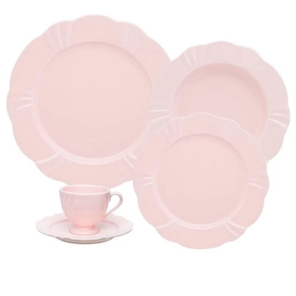 Soleil Blush 20 Pieces Dinnerware Set Service for 4 Discount