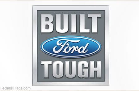 3x5 ft. Built Ford Tough Logo Flag For Discount