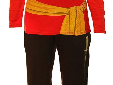 Star Trek Red Uhura Long Sleeve Adult Costume Pajama Set For Sale