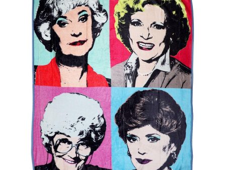 Golden Girls Warhol Fleece Blanket Comforter | 45 x60  For Discount