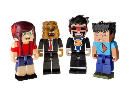 Tube Heroes Deluxe 4-Pack 3  Action Figure Fashion