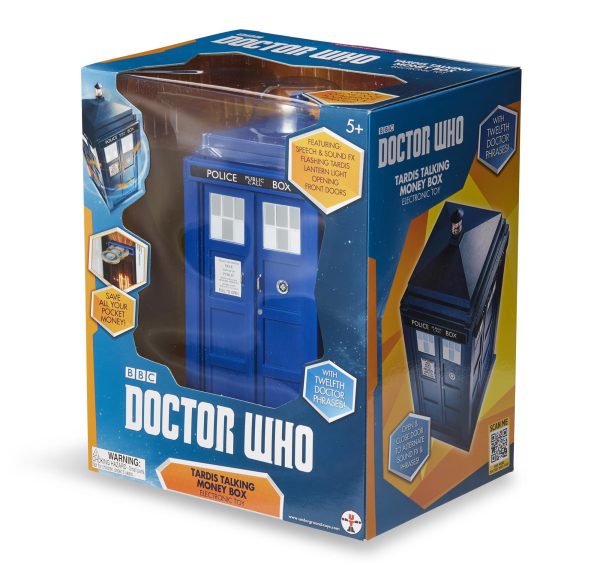 Doctor Who Electronic TARDIS Talking Money Bank Supply