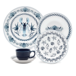 Flamingo Osteria 30 Pieces Dinnerware Set Service for 6 Online Sale