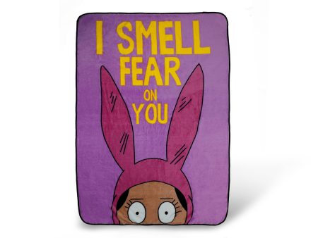 Bob s Burgers Louise Throw Blanket | I Smell Fear On You | 64 x 44 Inches Online