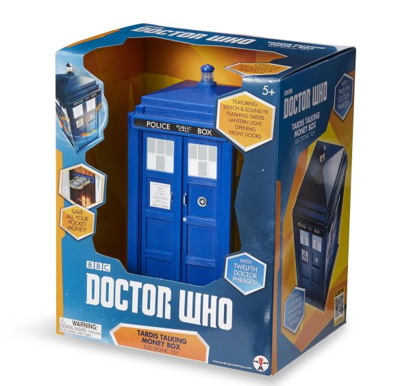 Doctor Who Electronic TARDIS Talking Money Bank Supply