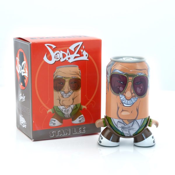 Stan Lee SodaZ Vinyl Can | Self-Balancing Collectible With Base | 5  Figure Fashion