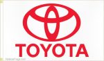 2x3ft Toyota Logo Flag Fashion