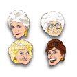 Golden Girls Collector Enamel Pin Set, 4 Pieces Hot on Sale