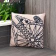 Star Wars Large Throw Pillow | Millennium Falcon Pattern | 25 x 25 Inches For Sale