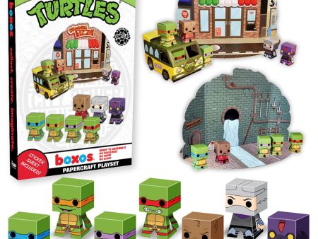 Funko Teenage Mutant Ninja Turtle Papercraft Activity Playset Fashion